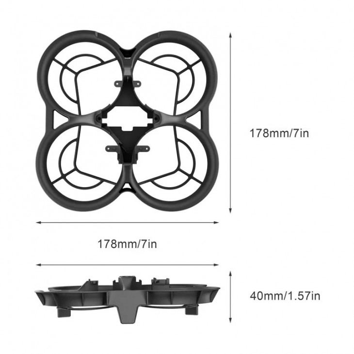 Sistem protectie elice, STARTRC, compatibil cu drona DJI Avata, ultrausor