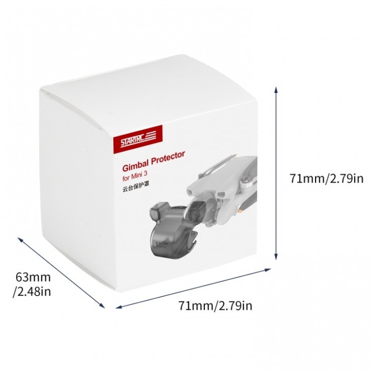 Protectie gimbal STARTRC, compatibila cu DJI Mini 3 Pro, transparenta