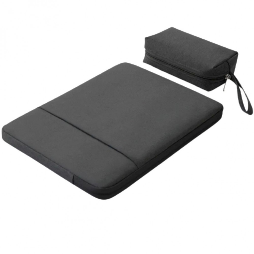 Mapa marca THD, protectie si transport laptop Apple Macbook Air (M2) 13.6 inch si Apple Macbook Air (M1) 13.3 inch, culoarea negru