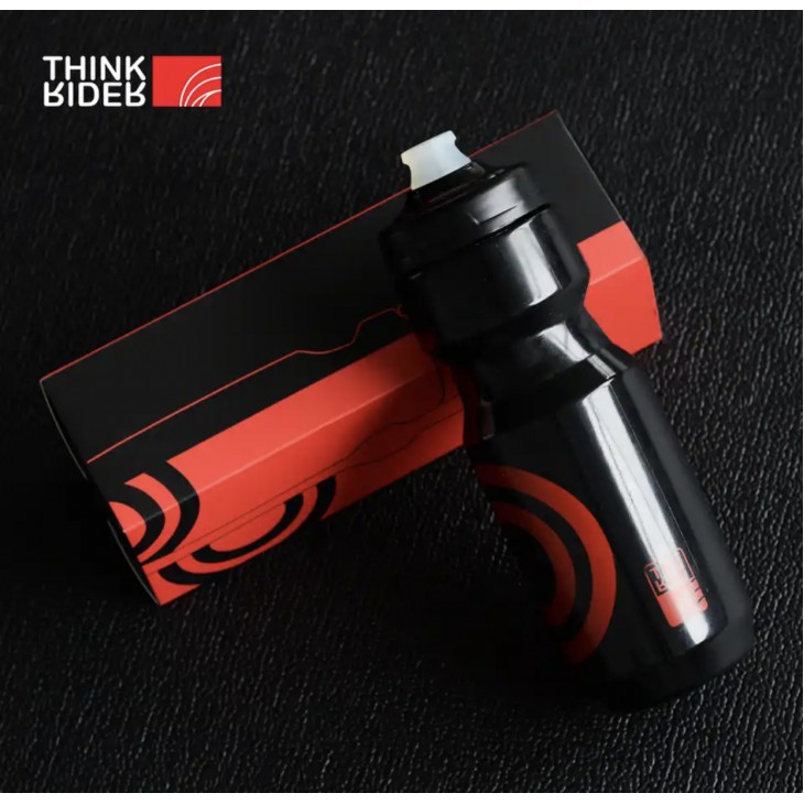 Sticla ciclism ThinkRider, non-toxica, design squeezable, capacitate 710 ml