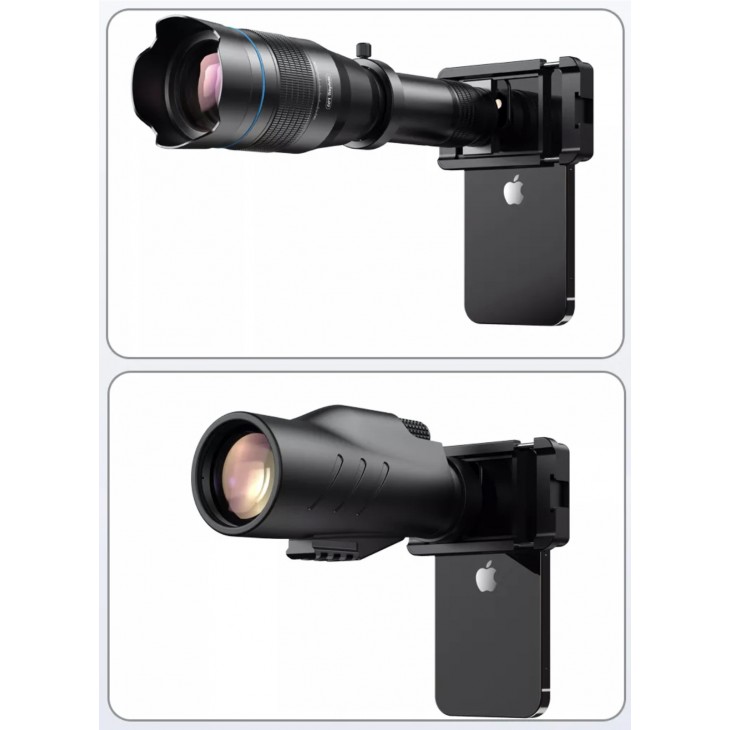 Clips Apexel APL-F001, atasare accesorii foto la telefonul mobil, iPhone 16,15,14,13,12, Samsung S24, Pixel 9