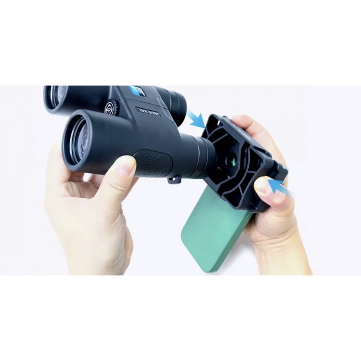 Clips Apexel APL-F002, atasare binoclu, telescop, monoclu la telefonul mobil iPhone 16,15,14,13,12, Samsung S24, Pixel 9