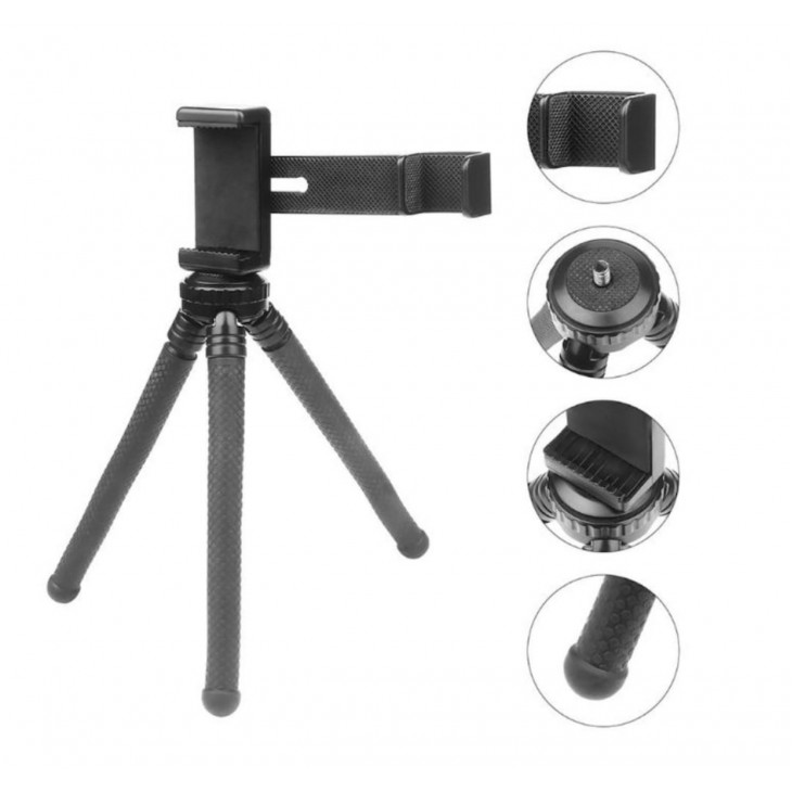 Mini Trepied Surewo cu suport de telefon compatibil DJI Osmo Pocket 2