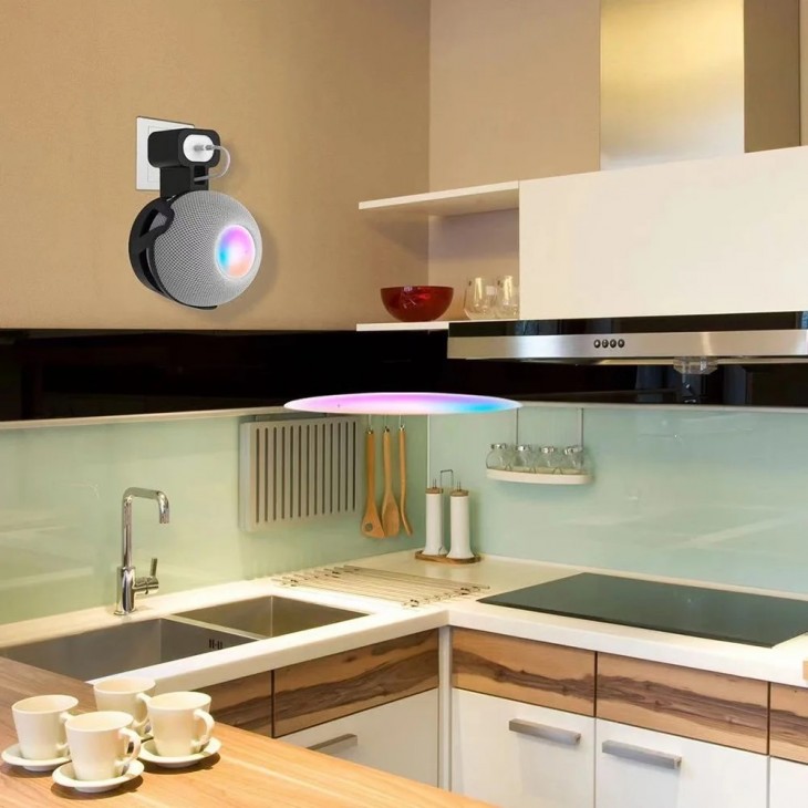 Suport THD, montare boxa Apple Homepod Mini pe perete, neagra