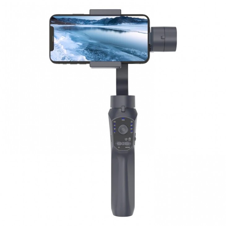 Sistem de stabilizare tip gimbal F10 pe 3 axe pentru iPhone, Samsung, Huawei, Xiaomi, Oppo cu Face si Object tracking