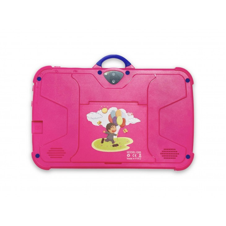 Tableta copii AOGO K4, ecran 7″ IPS, 32GB, 2GB RAM, WiFi, Android 10, control parental, jocuri si activitati educative, roz