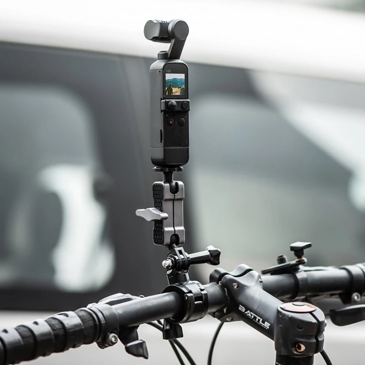 Sistem multifunctional STARTRC pentru montare camera video sport GoPro, DJI Action, Insta 360, rotula cold shoe, surub 1/4