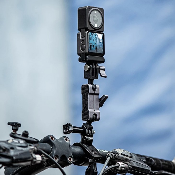 Sistem multifunctional STARTRC pentru montare camera video sport GoPro, DJI Action, Insta 360, rotula cold shoe, surub 1/4