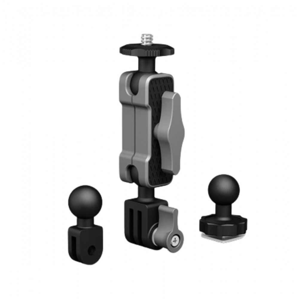 Sistem multifunctional STARTRC pentru montare camera video sport GoPro, DJI Action, Insta 360, rotula cold shoe, surub 1/4