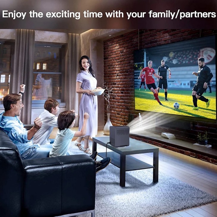 Videoproiector Topleo i96 T3, Android 9.0, certificare Google, Chromecast incorporat, Full HD, WiFi, bluetooth, 150 ANSI