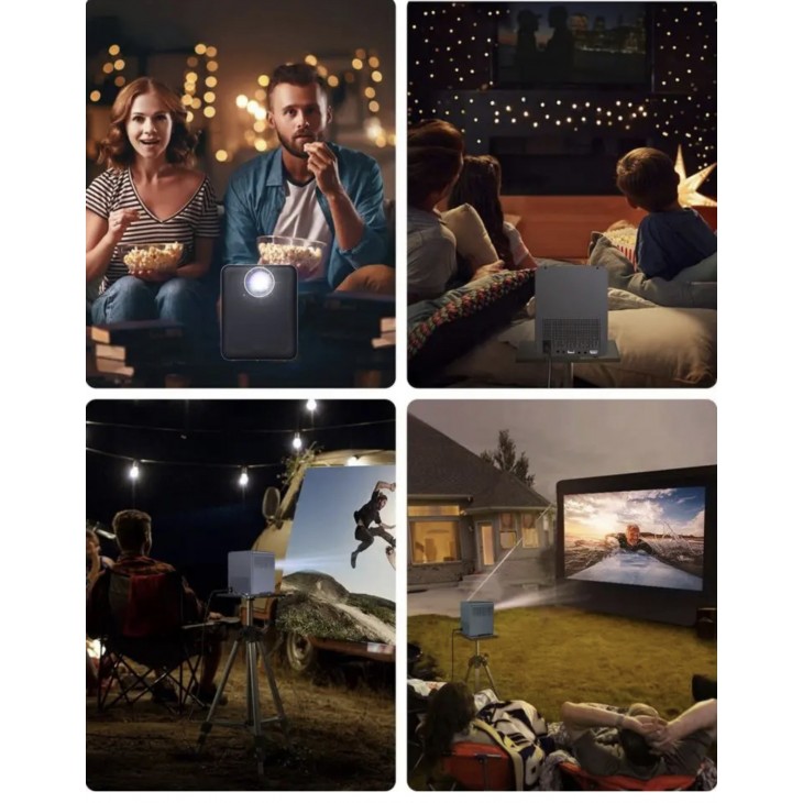 Videoproiector Topleo i96 T3, Android 9.0, certificare Google, Chromecast incorporat, Full HD, WiFi, bluetooth, 150 ANSI