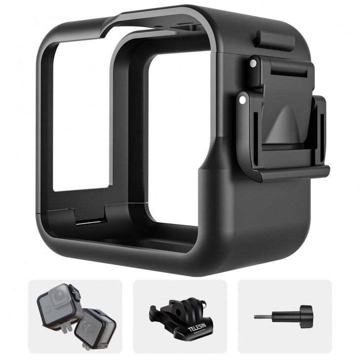 Cadru de protectie marca Telesin pentru camera GoPro Hero 11 Mini, culoarea negru