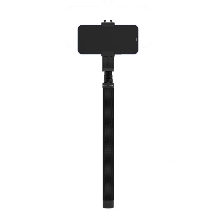 Selfie stick Telesin, compatibil cu GoPro Hero, Insta360 One RS, Osmo Action, invizibil, material carbon, lungime 1.16 m