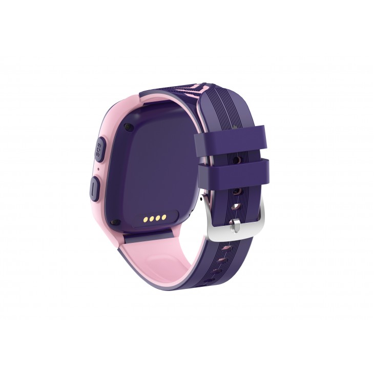 Ceas smartwatch copii, Valdus LT31E, Nano SIM 4G, functie telefon, apel video, GPS, buton SOS, roz