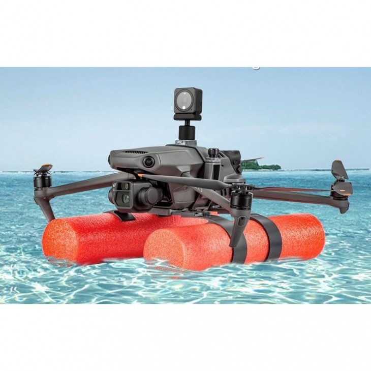 Tren pentru aterizarea pe apa marca STARTRC destinat dronei DJI Mavic 3, port conectare accesorii foto-video