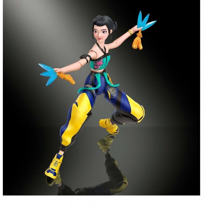 Figurina de Actiune Mattel KPop Demon Hunters HUNTR/X Zoey, 14.2 cm, 20 Puncte de Articulatie, Tinuta How It's Done, Spirit Blades, Fete si Maini Intershimbabile, Accesorii, JRY32