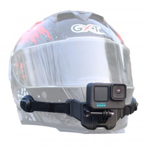 Suport de fixare tip fluture a camerelor video sport la casca de motocicleta, bicicleta, compatibil cu GoPro Hero 11, GoPro Hero 11 Mini si Osmo Action 3