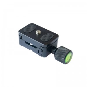 Patina si placuta quick release cu filet 1/4 pentru trepied si monopied cu cap sferic, marca THD, compatibilitate prindere Arca Swiss