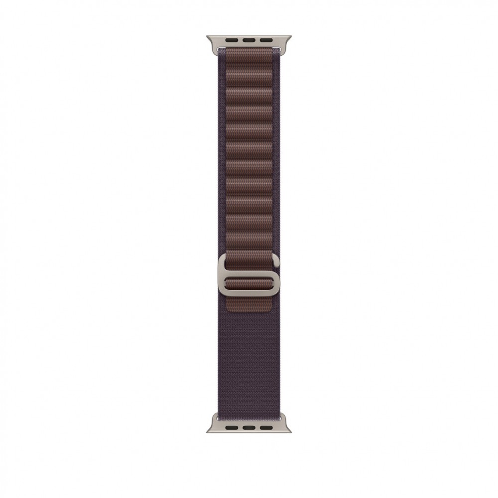 Curea THD Alpine Loop, compatibila Apple Watch Ultra2 49 mm, Apple Watch 45 mm seria 9, Apple Watch SE 44 mm, marime universala, culoarea Indigo