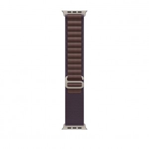 Curea THD Alpine Loop, compatibila Apple Watch Ultra2 49 mm, Apple Watch 45 mm seria 9, Apple Watch SE 44 mm, marime universala, culoarea Indigo