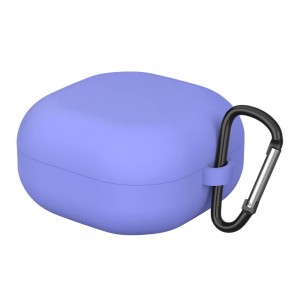 Husa THD pentru protectia castilor Samsung Galaxy Buds2 Pro, culoarea mov lavanda, carlig de prindere
