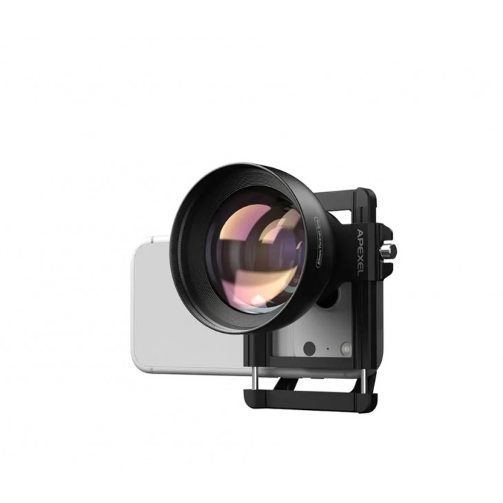 Obiectiv Portret APEXEL PL2X 2X 50mm pentru Smartphone, Lentila Telefoto pentru Fotografii Portret, Efect Bokeh, Compatibil cu iPhone 18, iPhone 17, Samsung Galaxy S27, Samsung Galaxy S26