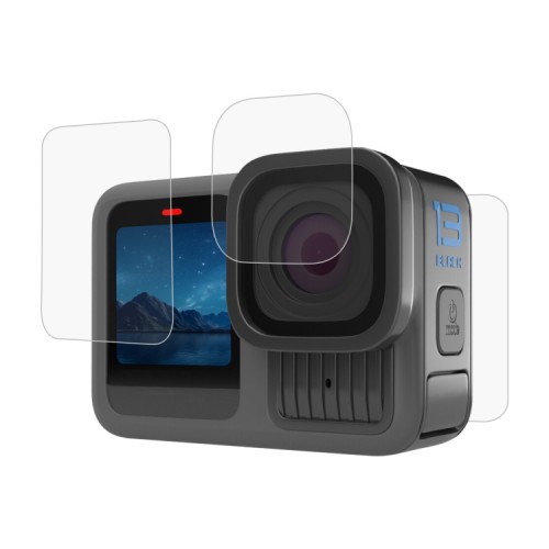 Set 3 sticle protectie display-uri, si obiectiv, Surewo, pentru camera GoPro Hero 13
