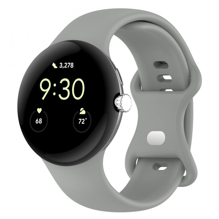 Curea Bratara THD pentru Google Pixel Watch3 45 mm, marimea M/L, gri