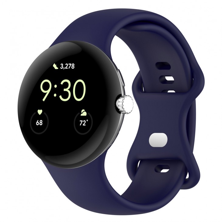 Curea Bratara THD pentru Google Pixel Watch3 45 mm, marimea M/L, albastru
