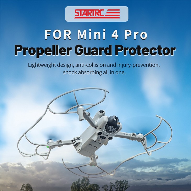 Sistem de protectie elice, STARTRC, compatibil cu drona DJI Mini 4 Pro, ultrausor