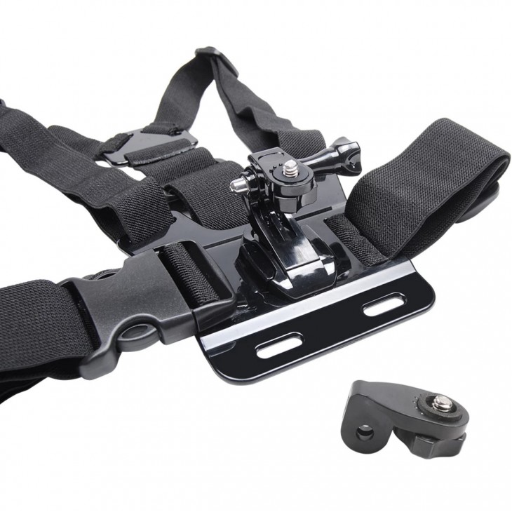 Sistem marca Surewo pentru montarea pe piept a camerelor video sport GoPro Hero 13,12,11,10,9,8,7,6, DJI Osmo, Xiaomi, Akaso