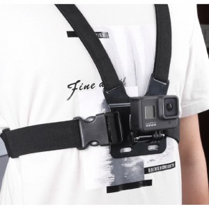 Sistem marca Surewo pentru montarea pe piept a camerelor video sport GoPro Hero 13,12,11,10,9,8,7,6, DJI Osmo, Xiaomi, Akaso