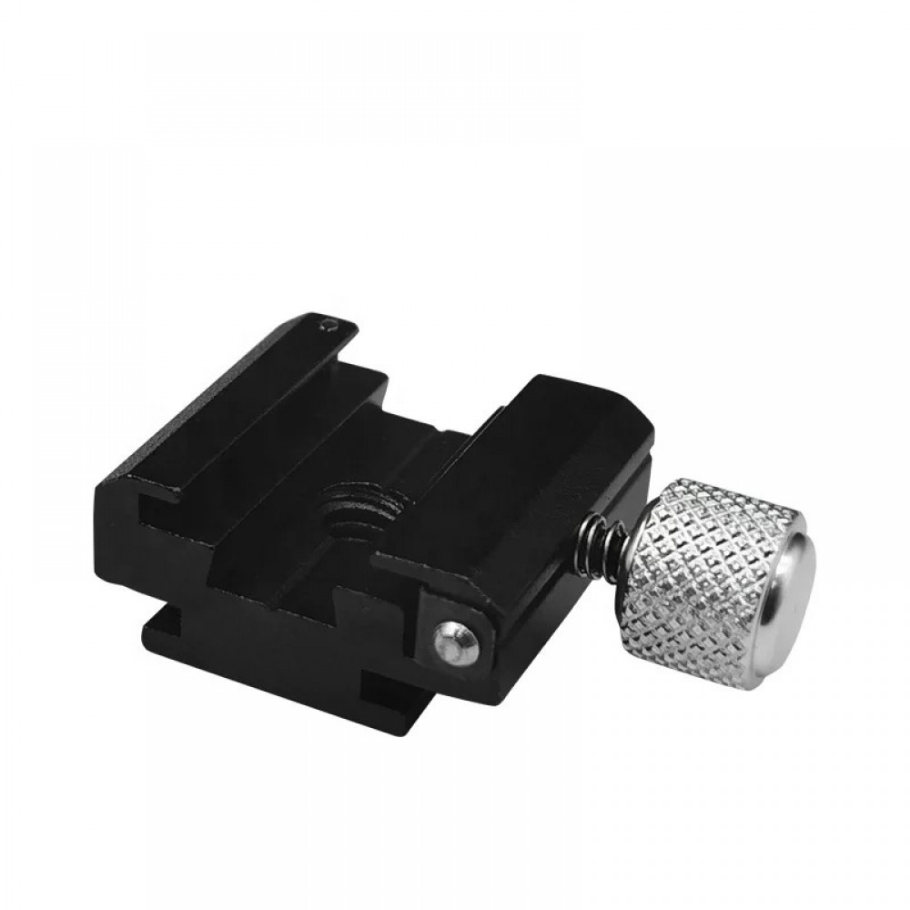 Sistem Quick Release pentru accesorii foto echipate cu prindere cold shoe, culoarea negru