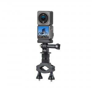 Kit STARTRC pentru camera DJI Action 2 pe ghidon bicicleta, rotativ, negru