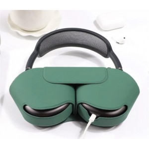 Husa protectie Airpods Max, marca THD, inchidere magnetica, verde