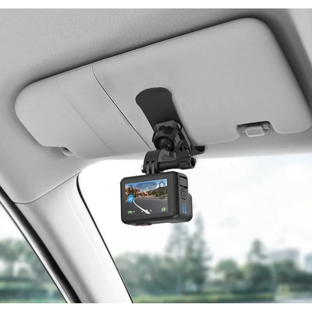 Clema Surewo pentru parasolar auto, compatibil cu GoPro Hero 13 12 11 10 9 8 7 6 5, DJI Osmo Action 4, Action 3