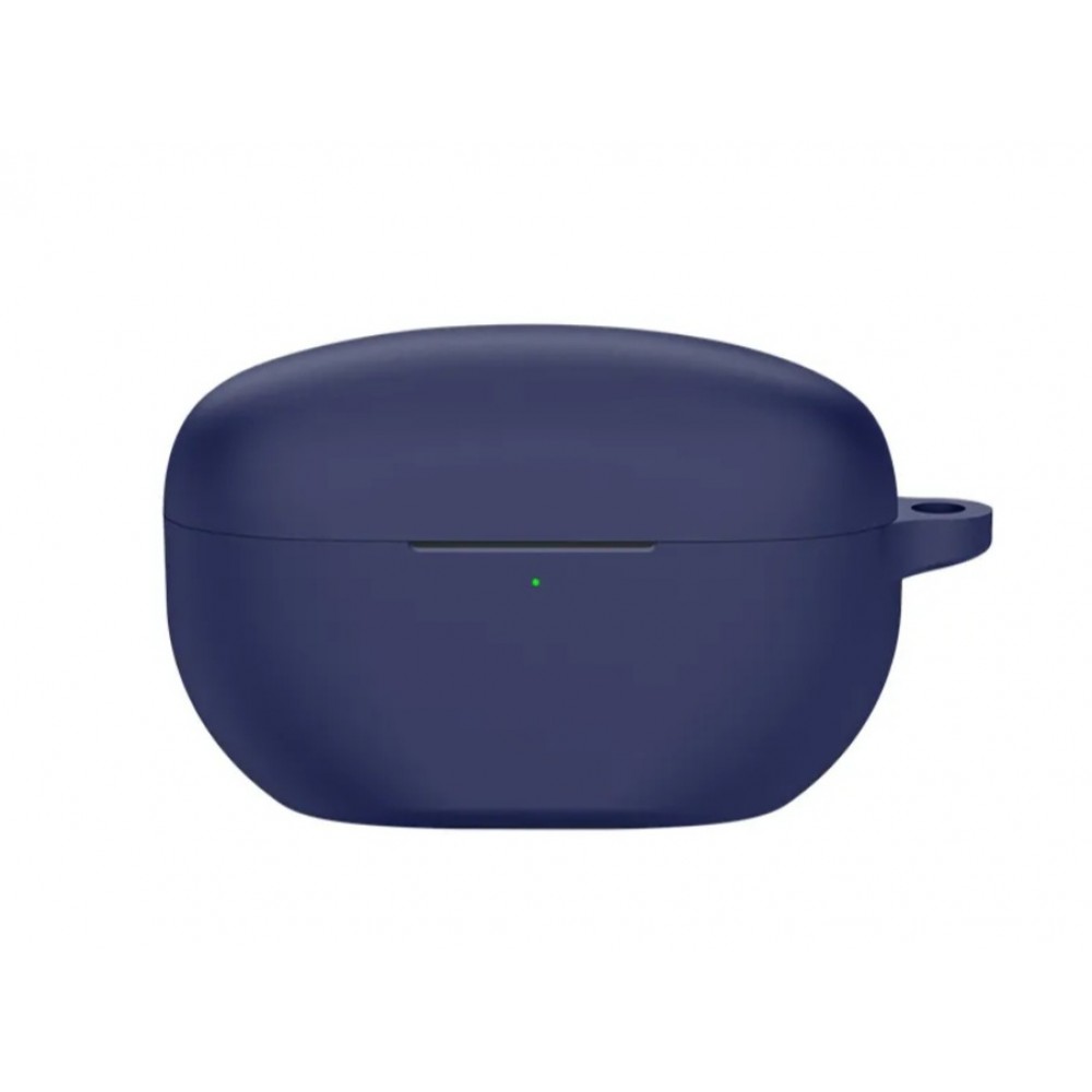 Husa din silicon marca THD pentru castile wireless Sony WF-1000XM5, carabina inclusa, culoarea albastru