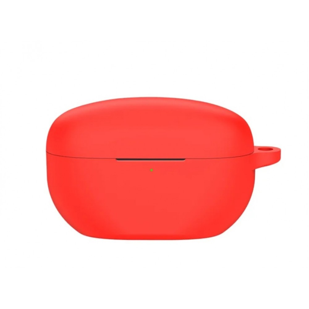 Husa din silicon marca THD pentru castile wireless Sony WF-1000XM5, carabina inclusa, culoarea rosu