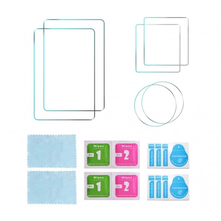Set sticla protectie display si lentila Telesin, pentru camera DJI Osmo Action 4