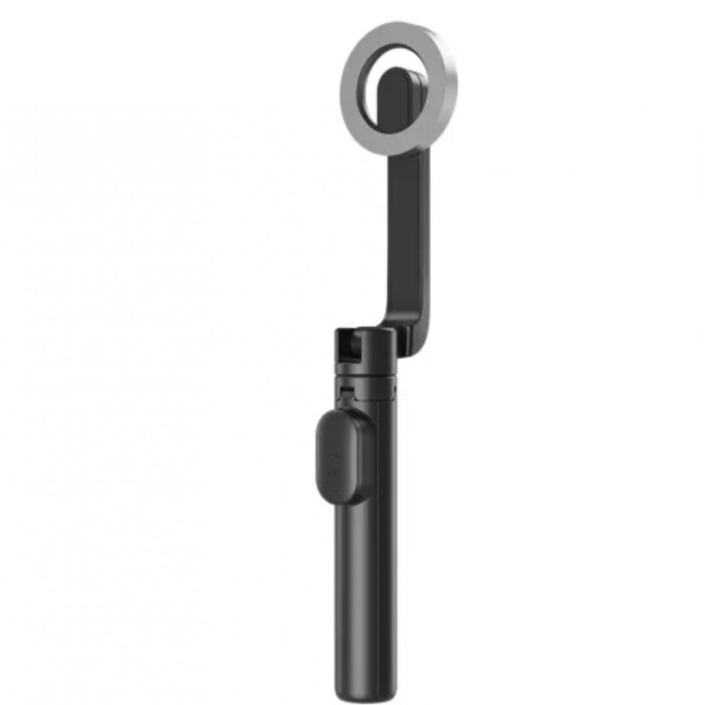 Selfie stick bluetooth, TELESIN, prindere magnetica, compatibil iPhone 16, iPhone 15, iPhone 14, iPhone 13, Negru, lungime 69 cm