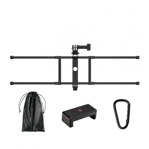 Sistem atasare gard, TELESIN, compatibil GoPro Hero, Insta 360, Osmo Action, iPhone, Samsung