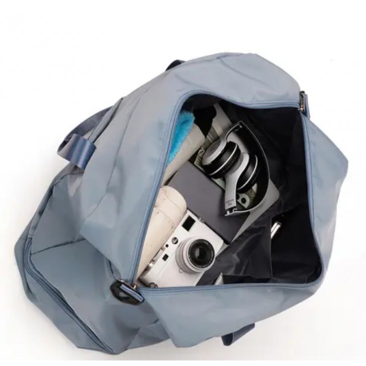 Geanta multifunctionala voiaj/sport, TAIKESEN TR01, compartiment incaltaminte, tesatura nylon, 49 x 32 x 25 cm, albastru