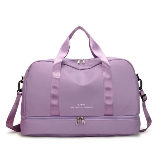 Geanta multifunctionala voiaj/sport, TAIKESEN TR01, compartiment incaltaminte, tesatura nylon, 49 x 32 x 25 cm, roz