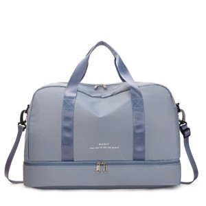 Geanta multifunctionala voiaj/sport, TAIKESEN TR01, compartiment incaltaminte, tesatura nylon, 49 x 32 x 25 cm, albastru