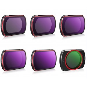 Set profesional 6 filtre, STARTRC, compatibile cu DJI Osmo Pocket 3, CPL,UV, ND8, ND16, ND32, ND64