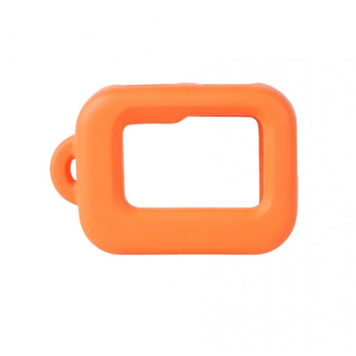 Husa plutitor, Telesin, compatibil camera sport Insta360 Ace, Insta360 Ace Pro, portocaliu