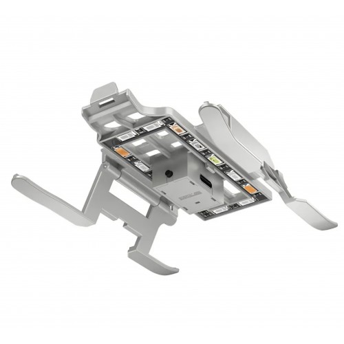 Tren de aterizare marca STARTRC, cu lumina LED in 4 culori, compatibil cu drona DJI Mini 3, pliabil
