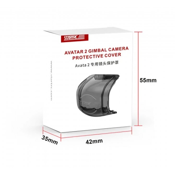 Capac protectie obiectiv STARTRC pentru drona DJI Avata 2, transparent