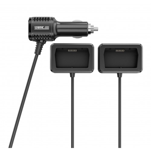 Incarcator auto dual, STARTRC, compatibil DJI Mini 4 Pro/DJI Mini 3 Pro, fast charging