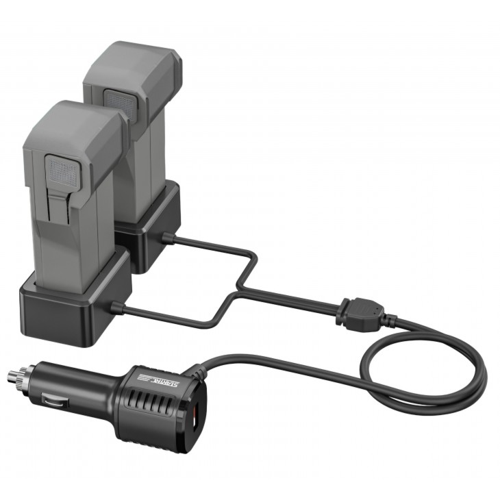 Incarcator auto dual, STARTRC, compatibil DJI Mini 4 Pro/DJI Mini 3 Pro, fast charging